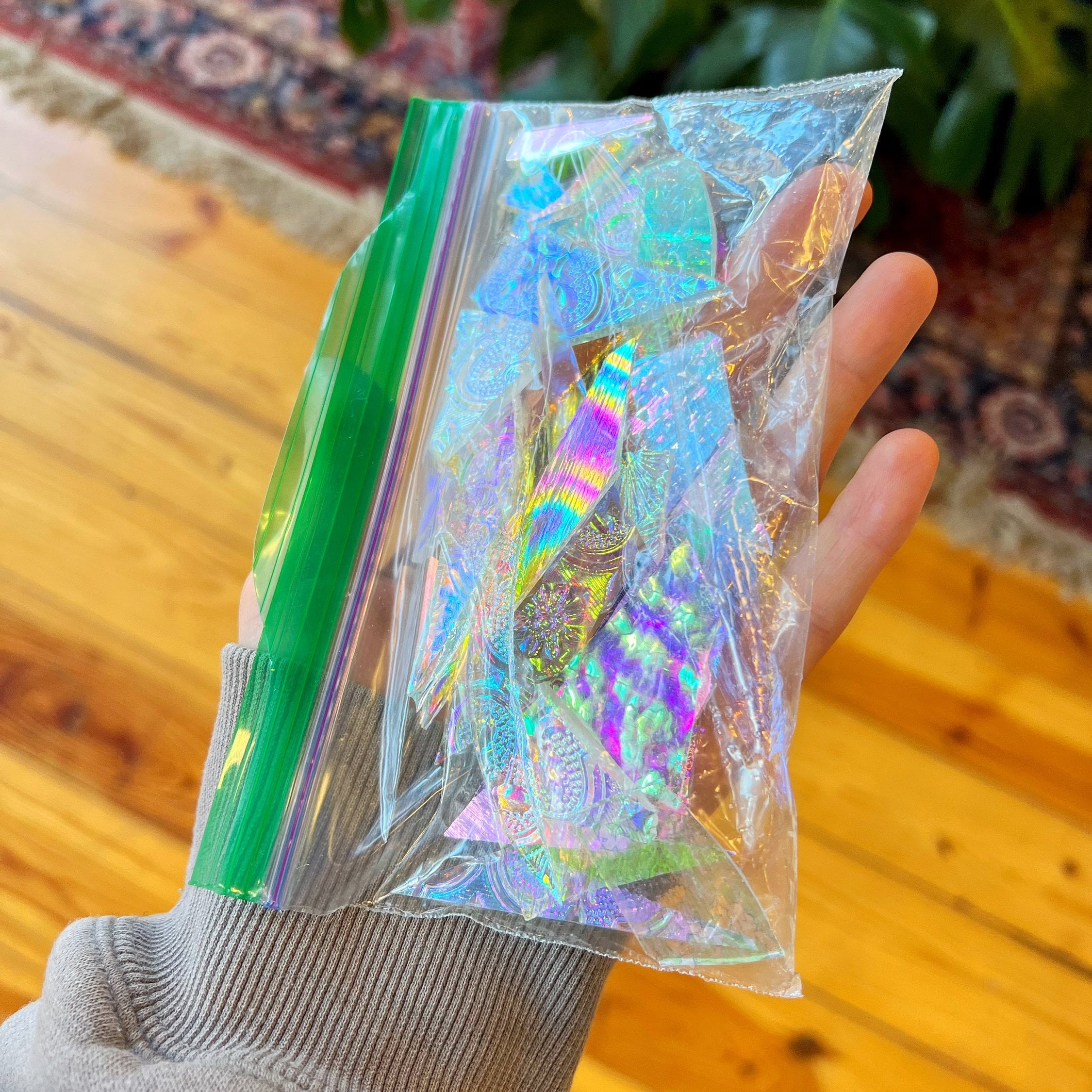 Clear Stained Glass Scrap Bag – Studio Seconds for Mosaics, Jewelry & Glass Art