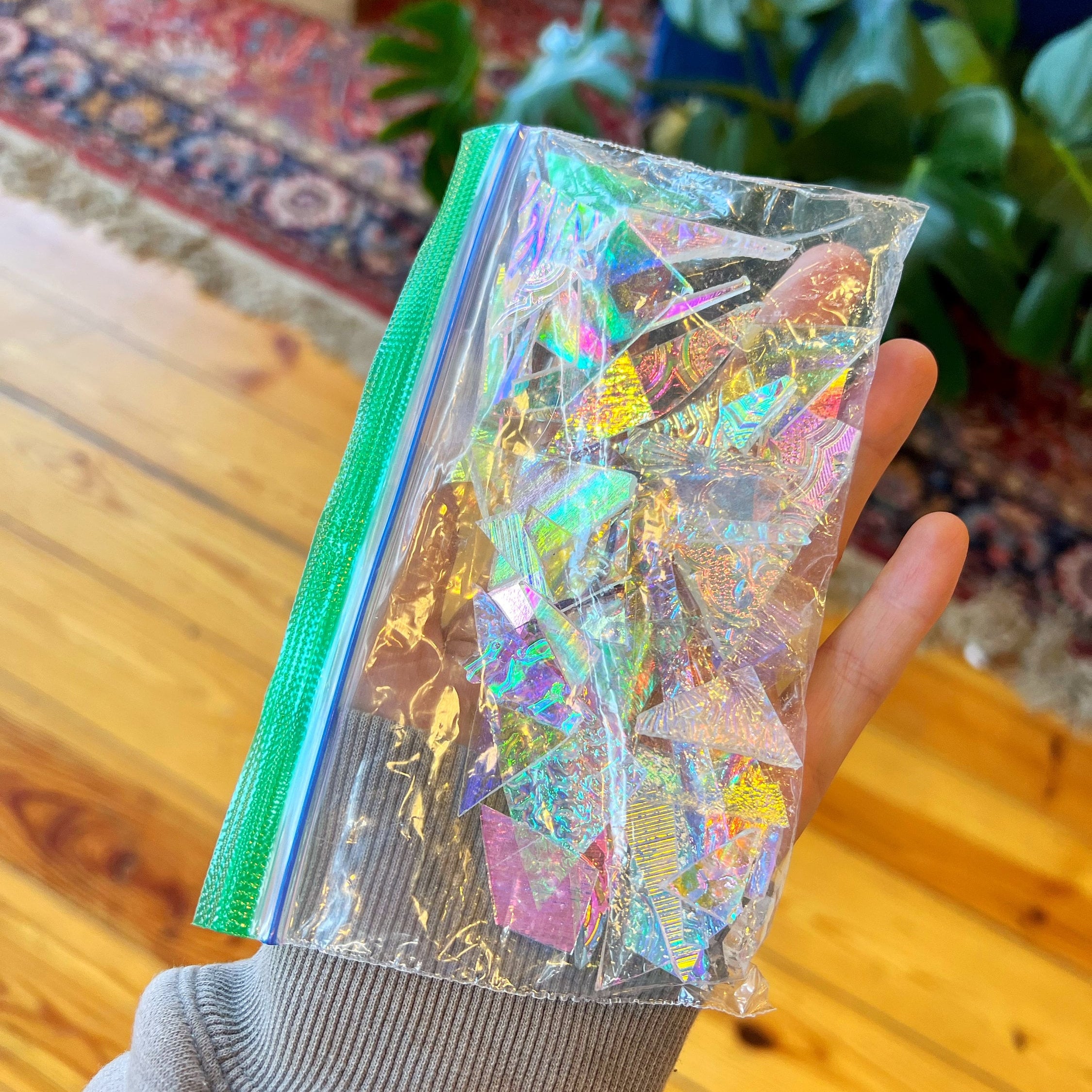 Clear Stained Glass Scrap Bag – Studio Seconds for Mosaics, Jewelry & Glass Art