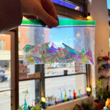 Clear Dichroic Scrap Glass Seconds - great for mosaics, jewelry, and small accents in stained glass pieces (free US shipping)