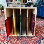 Made to order Stained Glass Storage Shelf (variety of sizes) - made in the USA, real wood, pre-built, and FREE shipping anywhere in the US!!  Colorado Glass Works   