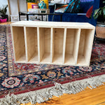Made to order Stained Glass Storage Shelf (variety of sizes) - made in the USA, real wood, pre-built, and FREE shipping anywhere in the US!!  Colorado Glass Works   