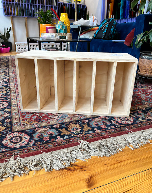 Made to order Stained Glass Storage Shelf (variety of sizes) - made in the USA, real wood, pre-built, and FREE shipping anywhere in the US!!  Colorado Glass Works   