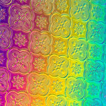 Stained Glass Sheet Dichroic Rainbow Lace 1/4 Sheet Glass Sheet Glass Colorado Glassworks   