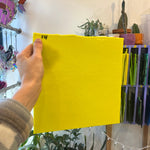Bullseye Bright Citrus Yellow Sheet Glass Colorado Glassworks   