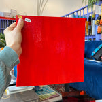 Red Apple Bullseye Fusible 90 COE Sheet Glass Colorado Glassworks BE-APPLERED (10x10in)