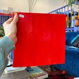 Red Apple Bullseye Fusible 90 COE Sheet Glass Colorado Glassworks BE-APPLERED (10x10in)