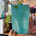 Teal Lamberts Mouth Blown Sheet Glass Colorado Glassworks 1794  